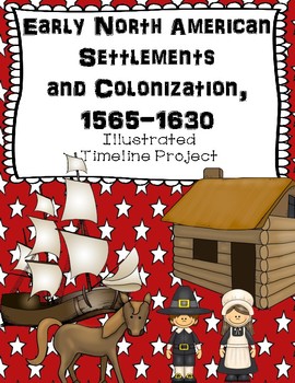 Preview of Early North American Settlements and Colonization-1565-1630-Illustrated Timeline