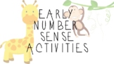 Early Number Sense Activities Bundle (FREEBIE)