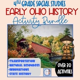Early Ohio History Activity Bundle for 4th Grade Social Studies