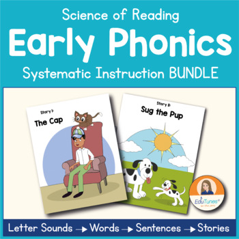Preview of Early Phonics Curriculum BUNDLE | Systematic Program | 42 Videos