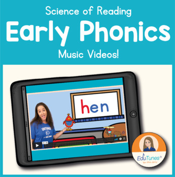 Preview of Early Phonics VIDEOS Based on the Science of Reading