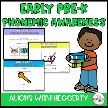 Preview of Early Preschool Phonemic Awareness Pack