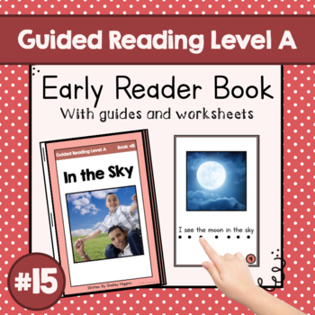 Preview of "In The Sky" | Guided Reading Level A Book | Printable Sight Word Book