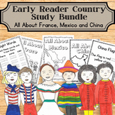 Country Study Bundle for K, 1st, 2nd (Mini Books, Sight Wo