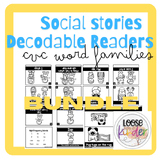 Early Reader Decodables with Word Families + High Frequency Words