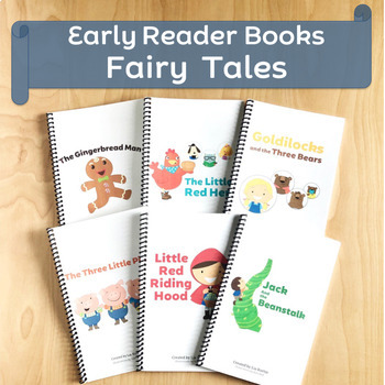 Preview of Kindergarten Speech Therapy Books | Printable Early Reader Fairy Tale  Bundle