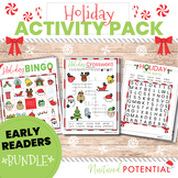 Early Readers (K-2) Christmas Activity Bundle ** Bingo, Cr