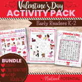 Early Readers (K-2) Valentines Day Activities * Bingo, Cro