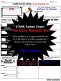 Early Republic Era, STAAR Review Sheet