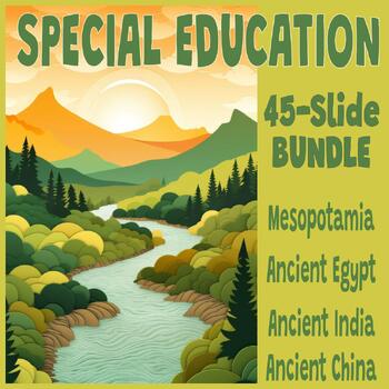 Preview of Early River Valley Bundle - SPECIAL EDUCATION - Worksheets & Reading