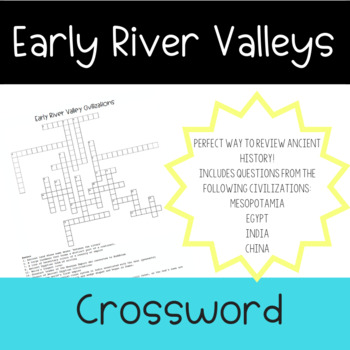 Preview of Early River Valley Civilization Crossword Review Puzzle