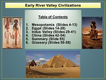 Preview of Early River Valley Civilizations Freebie
