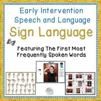 Preview of Illustrated Early Sign Language Speech Therapy Unit