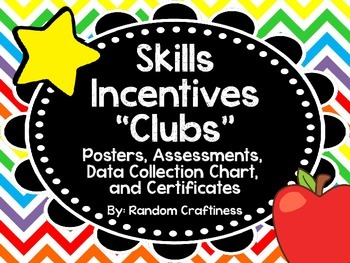 Preview of Early Skills "Clubs": Posters, Assessments, Recording Chart, and Certificates