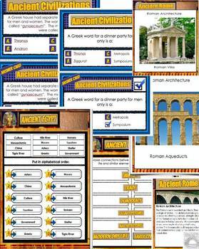 Preview of Early Societies Early Civilizations 100 Page PDF File - Ancient Greece, Rome
