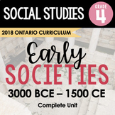 Early Societies Inquiry Unit | Ontario Grade 4 Social Studies