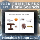 Early Sounds Articulation Game Speech Therapy Printable Di