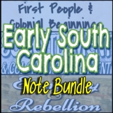 Early South Carolina Coloring Notes