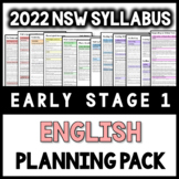Early Stage 1 - 2022 NSW Syllabus - English Planning Pack