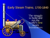 Early Steam Trains, 1700-1840