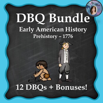 Preview of Early U.S. History DBQ Bundle (Set of 12 DBQs!)