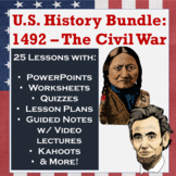 Early US History Bundle: 1492 - Civil War