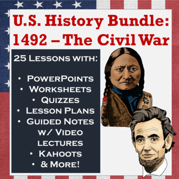 Preview of Early US History Bundle: 1492 - Civil War