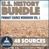 Early US History Primary Source Analysis Activities Worksh