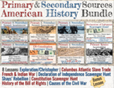 Early US History Primary and Secondary Source Bundle