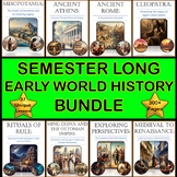 World History 1 Bundle: Full Year/Semester Worth of Lesson