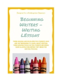 Early Writers - Writing Lessons