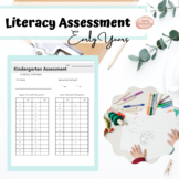 Early Year Language/Literacy Assessment (Kindergarten - Gr