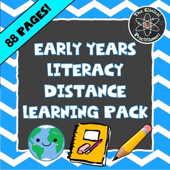Preview of Early Years Literacy Distance Learning Pack