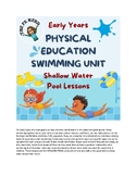 Early Years Physical Education Shallow Pool Swimming Unit 