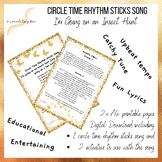 Early Years Circle Time Rhythm Sticks Song, Minibeasts, Pr