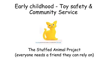 Preview of Early childhood development Stuffed animal project & community service