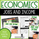 Earning Money Jobs and Income Worksheets and Digital Activ