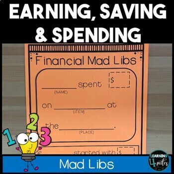 Preview of Earning, Saving & Spending Mad Libs