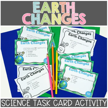 Preview of Constructive and Destructive Forces of the Earth's Surface Task Cards