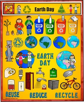 Preview of Earth Day Clip Art Spring Value Bundle by Charlotte's Clips