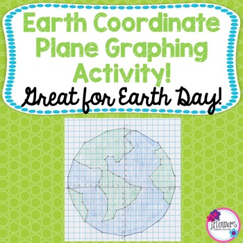 Preview of Earth Day Math Coordinate Graphing Picture