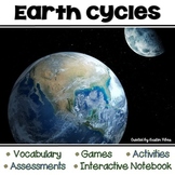 Earth Cycles - Vocabulary, Activities, Assessments, Intera