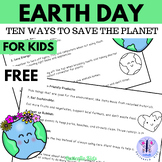 Earth Day | 10 Ways Kids Can Help Save The Planet