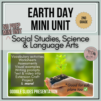 Preview of Earth Day 2024 2nd Grade Mini Unit: Earth Day Project, Earth Day 2024 Craft