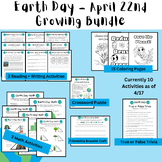 Earth Day 2024 Bundle: Middle School Math, Reading, and Wr