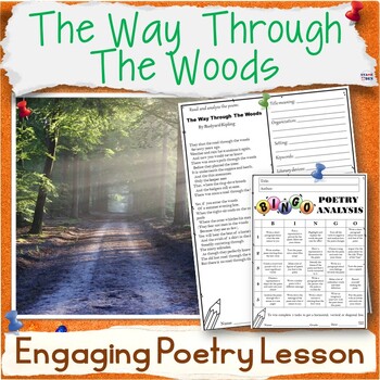 Preview of Earth Day Nature Poem Lesson - The Way Through The Woods Poetry Reading