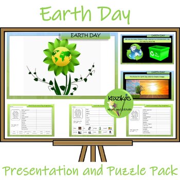 Preview of Earth Day 2024 Presentation and Puzzle Pack