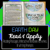 Earth Day Reading Interactive Notebook Activity
