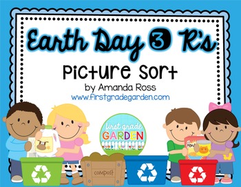 Preview of Earth Day 3 R's Picture Sort