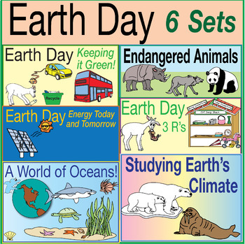 Preview of Earth Day 6 Puzzle Sets Bundle – Lively Activities, Critical Knowledge